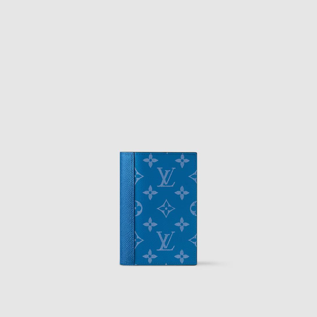 Ví Louis Vuitton Passport Cover Taigarama Nam Xanh Dương